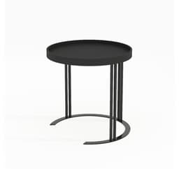 Sivupöytä KEIRA D50xH50cm, musta