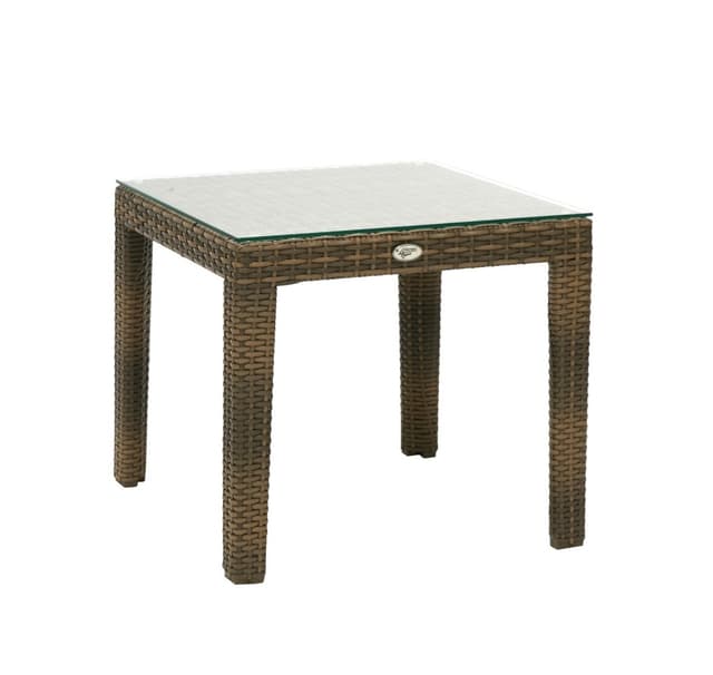 Sidebord WIKER 50x50xH45cm, cappuccino