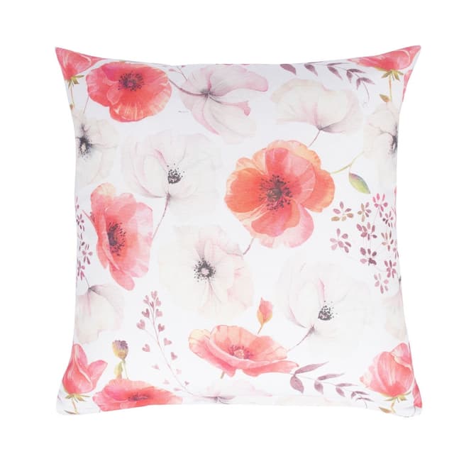 Set med 2 produkter. Pute LONETA 45x45cm, blomstrer