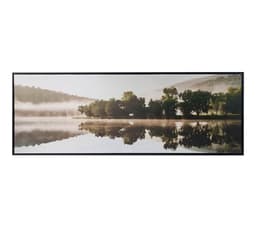 Väggkonst WALLY 50x140cm, dimma på sjön