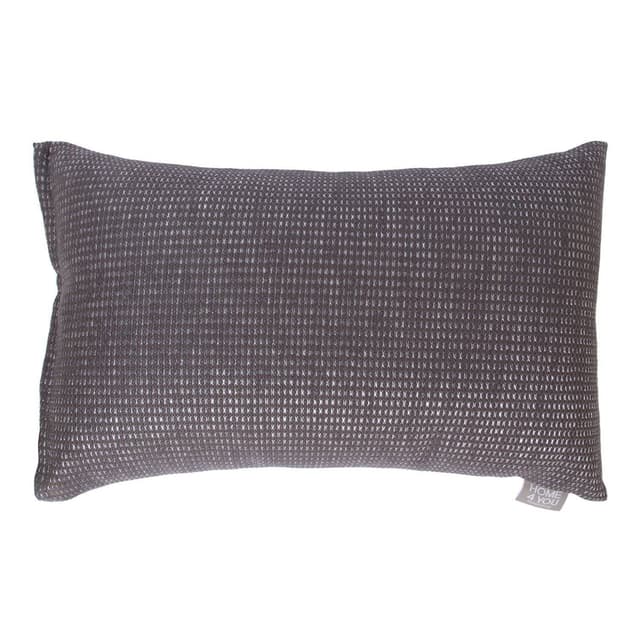 Set med 2 produkter. Kudde MITSU-MITSU 30x50cm , mörkbrun