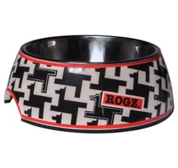 Skål 2-i-1 stor 700 ml boble, houndstooth-design