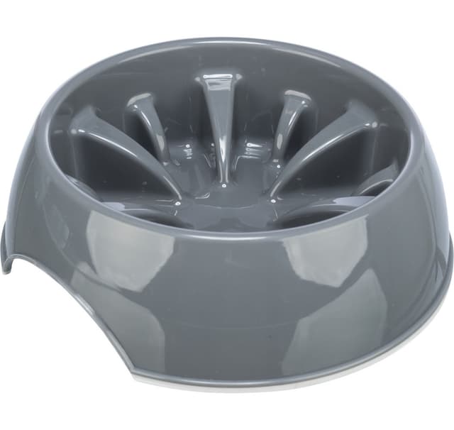 Slow Feeding skål, plast/TPR, 1,4 l/ø 25 cm