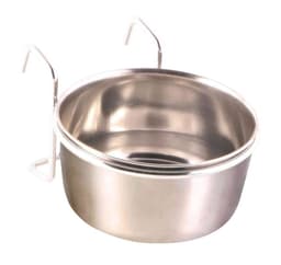 Skål i rustfritt stål med holder, 300 ml/ø 9 cm