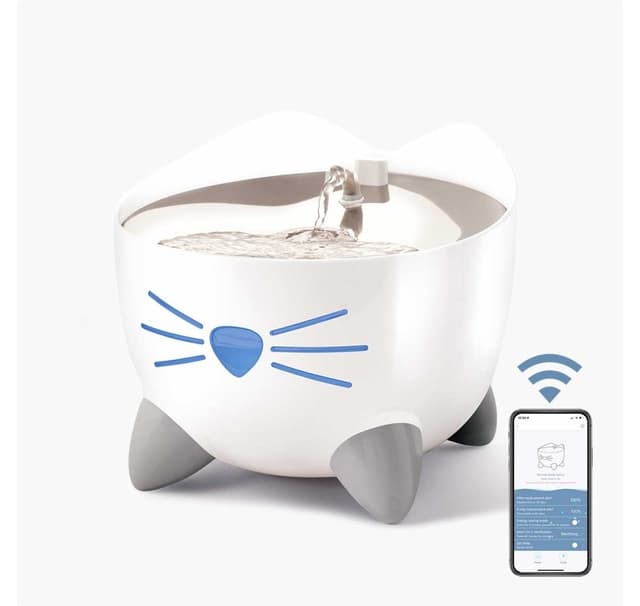 Pixi smart springvand med top af rustfrit stål,