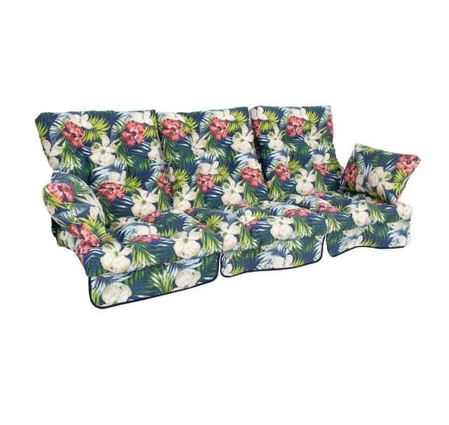 Putehusker ROMA 108x56x10cm, mørk floral, 3stk