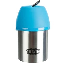 Flaske med skål, rustfrit stål/plast, 300 ml