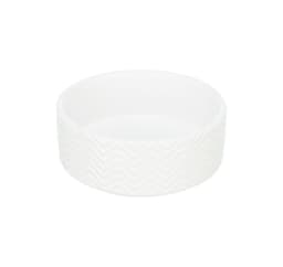 Skål, keramik, 0,4 l/ø 13 cm, vit, Trixie