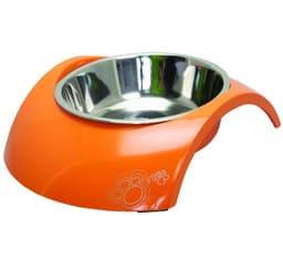 Skål 2-i-1 liten 160 ml luna, oransje