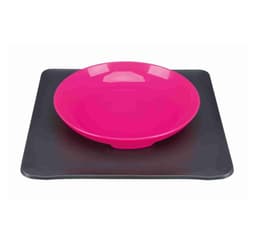Yummynator, skridsikker skålsystem, 24 × 24 cm, pink/grå, Trixie