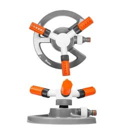 Set med 4 produkter. WHITE LINE 3-arms roterende sprinkler