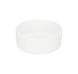 Skål, keramik, 0,9 l/ø 16 cm, vit