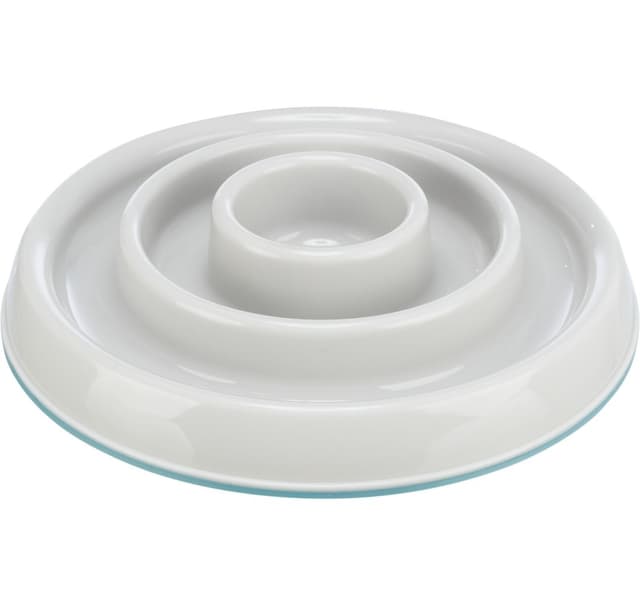 Slow matningsskål, plast/tpr, 0,45 l/ø 23 cm, grå, Trixie
