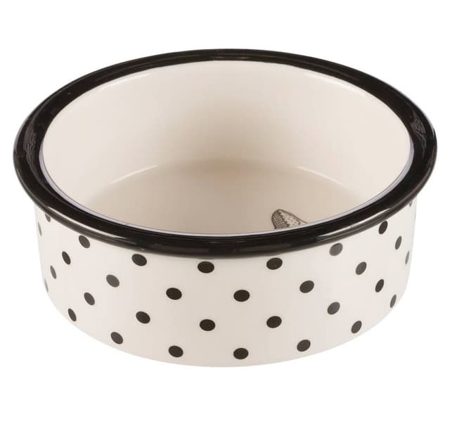 Keramikskål Zentagle 300ml/12cm vit/svart