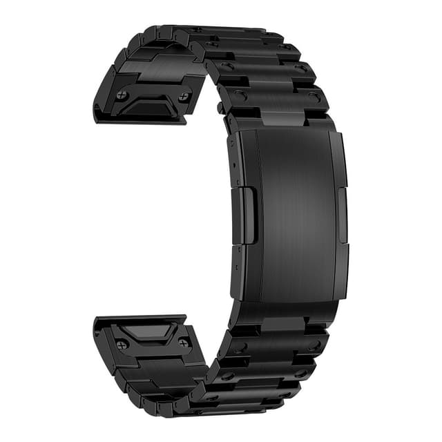 Titaaninen kelloranneke Garmin-kelloille Musta 26 mm