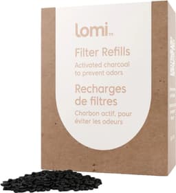 Lomi-Pela filter refill 80150-LOMICHARCOAL (hvit)