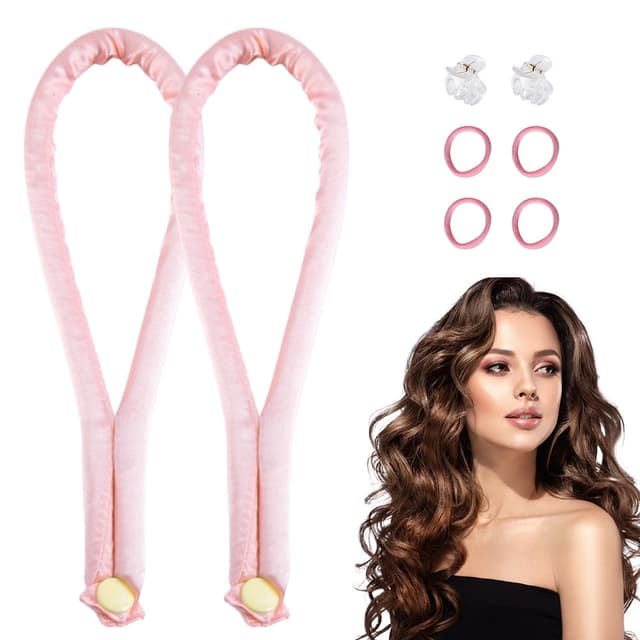 Heatless Curling Rod Set - Rosa