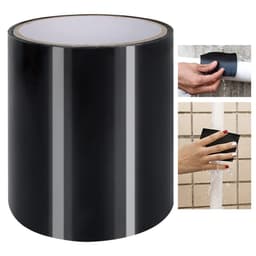 Vandafvisende tape til isolering og reparation Sort