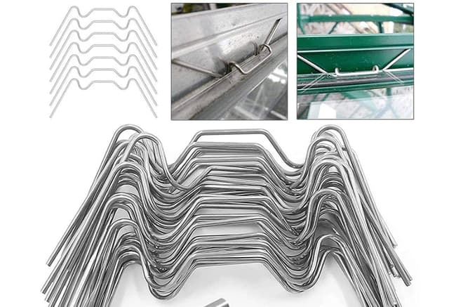 25-pack Fästklämmor för Växthusglas S