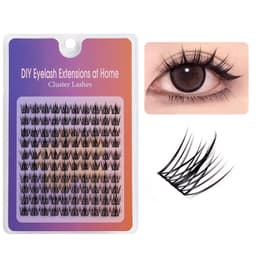 Individuelle falske øjenvipper (10 par, 3-delt) model 1