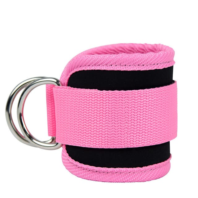 Ankelstropp for styrketrening med kabelmaskiner Rosa
