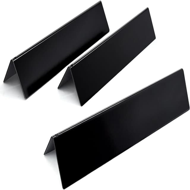 3-Pack grillvarmeplater for Weber Spirit 200 Series - Svart