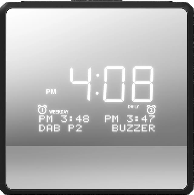 Philips R4600 digital klockradio (silver)
