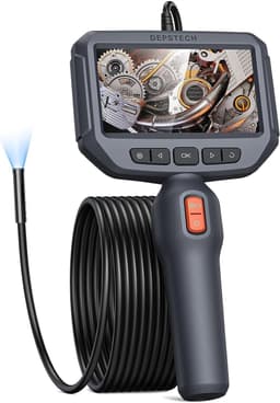 Endo-/Boreskop Kamera 1080P Digital Inspektionskamera, 3,5m kabel 7mm IP67 4.3'' IPS Skärm, 6x LED
