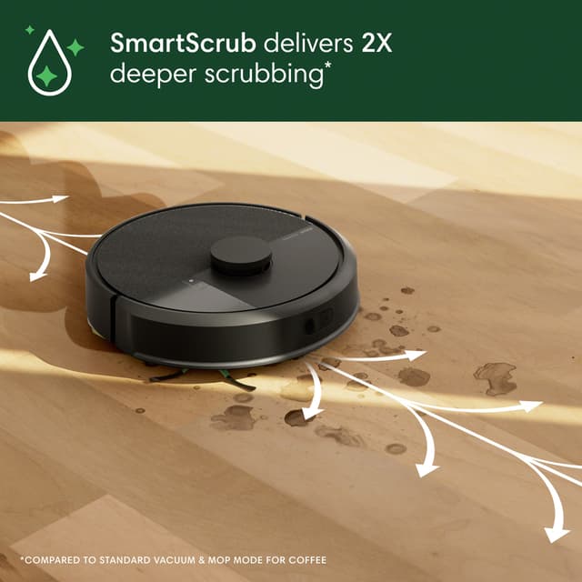 iRobot Roomba Combo 105+ rengjøringsrobot Y351040 (sort) - Elkjøp