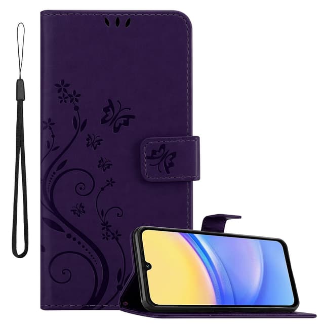 Samsung Galaxy A16 Plånboksfodral Skal Blommor