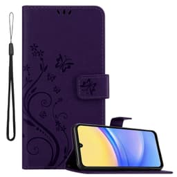 Samsung Galaxy A16 Suojakuori Lompakkokotelo Kukka