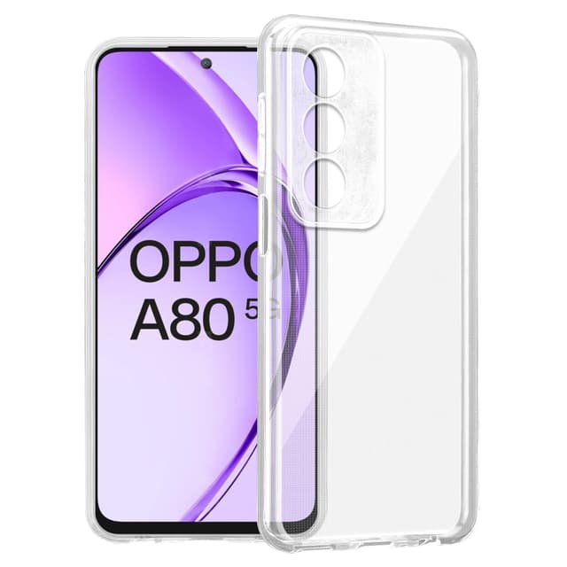 OPPO A80 / A3 deksel case cover (Gjennomsiktig)