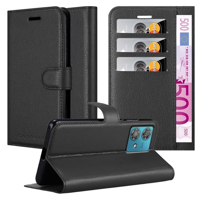 Motorola Edge 40 Neo Pungetui Cover Case (Sort)
