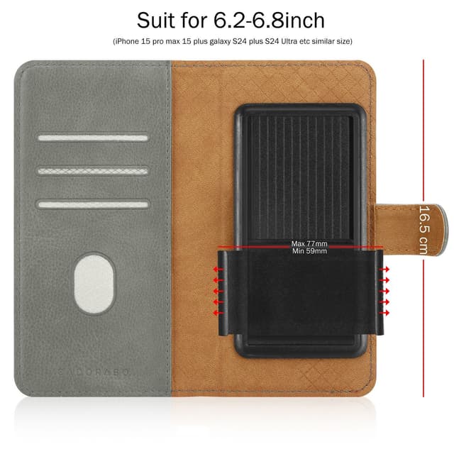 moex Plug Case compatibile con Umidigi Power 3 Custodia con clip per cintura, marsupio in pelle vegana, custodia a portafoglio pieghevole – nero