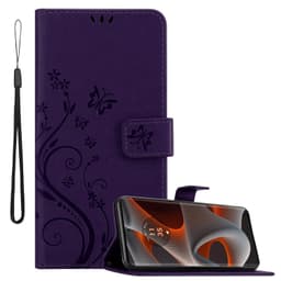 Motorola Moto Edge 50 Pro Plånboksfodral Skal Blommor