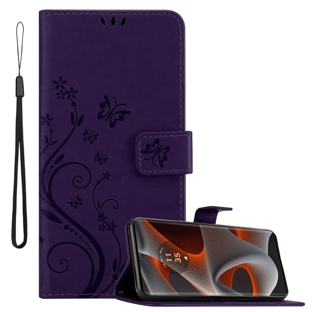 Motorola Moto Edge 50 Pro Pungetui Cover Blomster