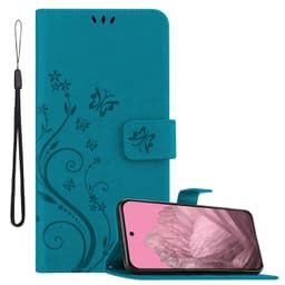 Google Pixel 9 Suojakuori Lompakkokotelo Kukka