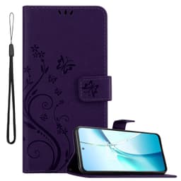 OnePlus Nord CE4 Lite Suojakuori Lompakkokotelo Kukka