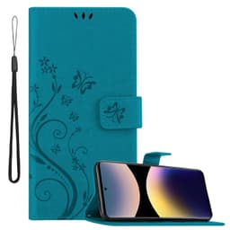 Xiaomi RedMi Note 14 Pro 4G lommebokdeksel Blomster