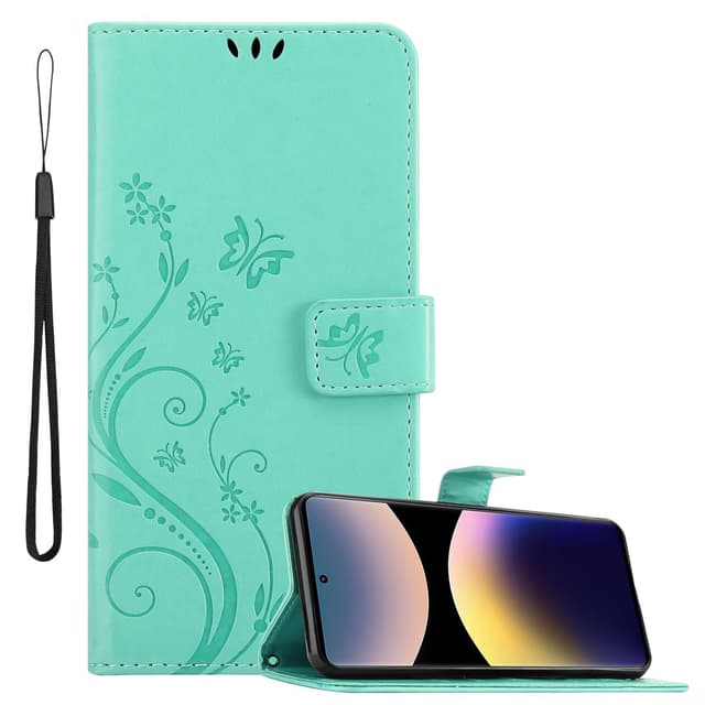 Xiaomi RedMi Note 14 Pro 4G Pungetui Cover Blomster