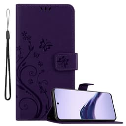 Realme 13 Pro 5G lommebokdeksel Blomster (Lilla)