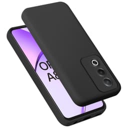Oppo A80 Suojakuori Suojakotelo (musta)