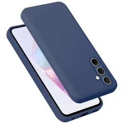 Samsung Galaxy M35 Skal Fodral Case Cover (blå)