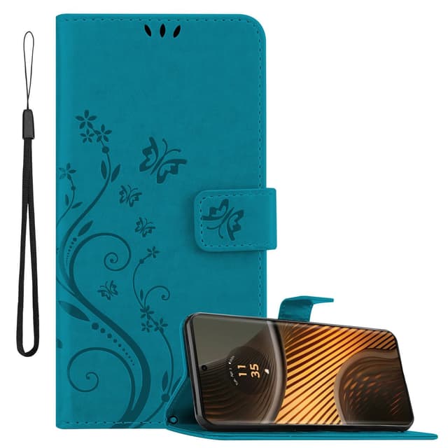 Motorola Moto Edge 50 Ultra Pungetui Cover Blomster