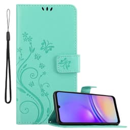 Samsung Galaxy A06 Suojakuori Lompakkokotelo Kukka