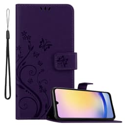 Samsung Galaxy A26 Suojakuori Lompakkokotelo Kukka