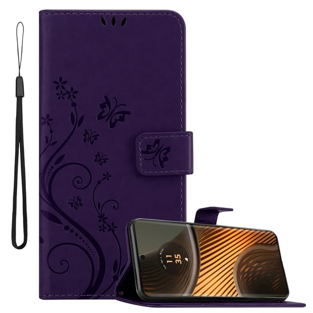 Motorola Moto Edge 50 Ultra Pungetui Cover Blomster