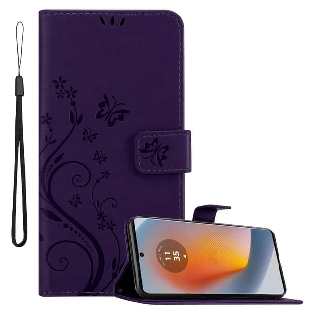 Motorola Moto Edge 50 Fusion Pungetui Cover Blomster