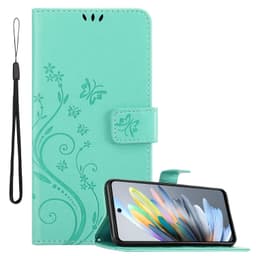 ZTE Blade A75 4G Suojakuori Lompakkokotelo Kukka