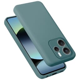 Xiaomi Redmi Note 14 5G Skal Fodral Case Cover (grön)